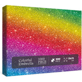 Puzzles en bois scintillants arc-en-ciel 1000 piĂšces